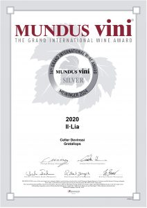 dégustation vins priorat IL·LIA 2020 médaille MUNDUS VINI